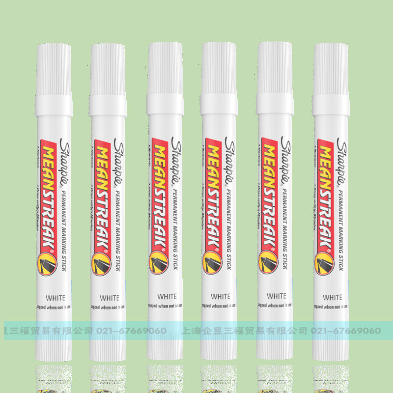 Sanfu sharpie solid paint pen white tire pen rubber plastic steel plate mechanical marking pen 85018