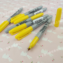 American Sanfu purple yellow marker Sharpie30035 oily waterproof industrial dot marker painting pen