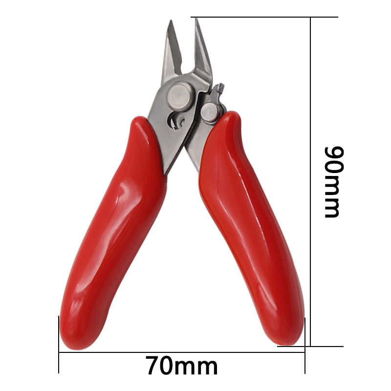 Mini-cut wire pliers are small and sharp stainless steel material 