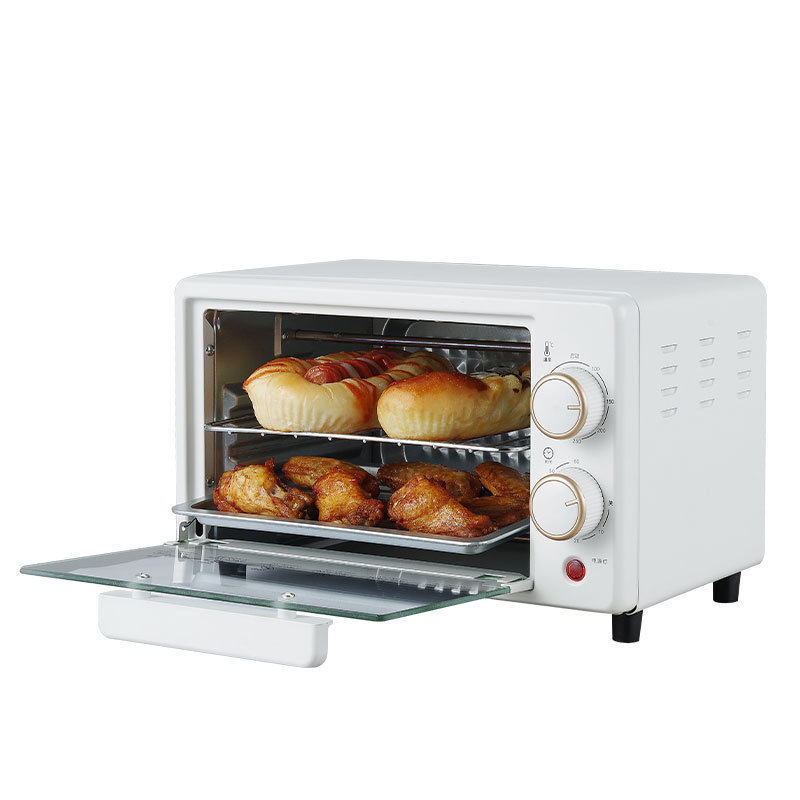 New Smart 12L Small Electric Oven for Home Use, Multifunctional Baking Machine for Egg Tarts, Bread, Breakfast, Oven, Promotional Gift