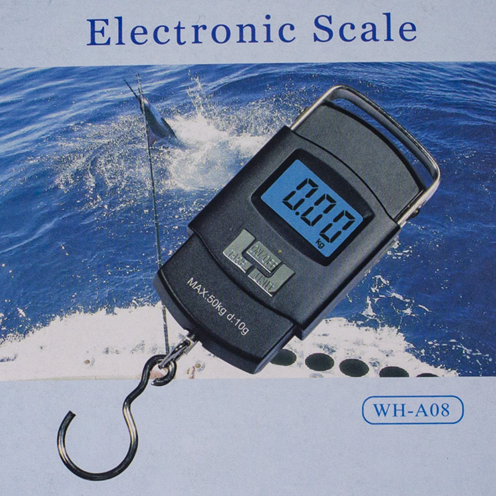 Weiheng portable electronic scale 50kg high-precision small spring delivery says hook pull says luggage scale