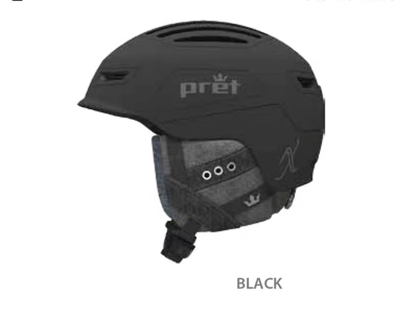 USA high protective safety helmet Brand PRET 20-21 CORONA X veneer double board ski safety helmet