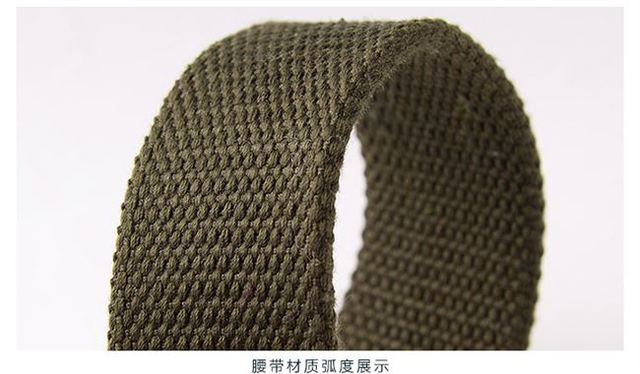 Quân đội hoang dã Chiến thuật hâm mộ quân đội nam nữ bình thường đôi Một đai vải ngoài trời đồng phục quân đội vành đai dày dây thắt lưng nữ