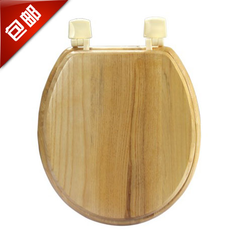 VUO type solid wood toilet lid Vintage toilet cover Plate Eco-friendly all solid wood thickened solid toilet lid