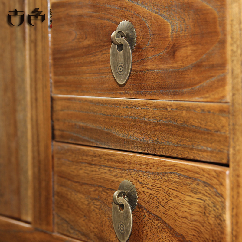Patina phía bắc cũ elm đồ gỗ rắn hiên tủ đơn giản hiên bàn gỗ rắn bàn nhỏ Trung Quốc đồ nội thất Zen - Bàn / Bàn bàn chân sắt mặt gỗ