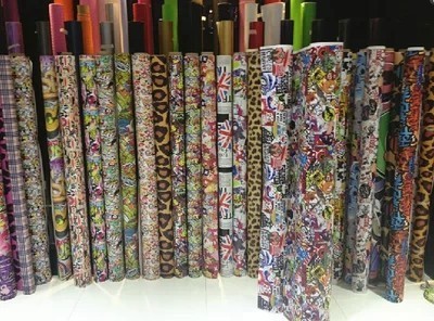 Graffiti body color change film Matt interior starry sky personality graffiti fishing box sticker Motorcycle carbon fiber film