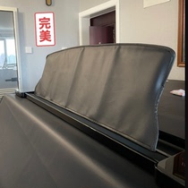Customized triangular vertical piano score frame cover anti-wear protective cover thickened Pu imitation leather high-grade flannel spectrum frame cover