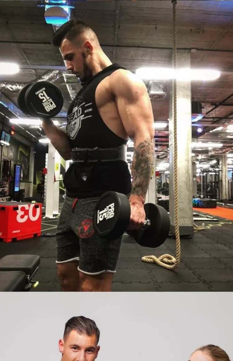 Mùa hè cơ bắp nam giới Thể hình Anh em Thể thao Vest Nam Stretch Cotton Đào tạo Vest Tập thể dục Mũ trùm đầu Vest - Áo thể thao áo thun adidas nam cổ tròn