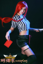 Game League of Legends ominous Blade Catalina Red Card exit cos uniform cosplay costume