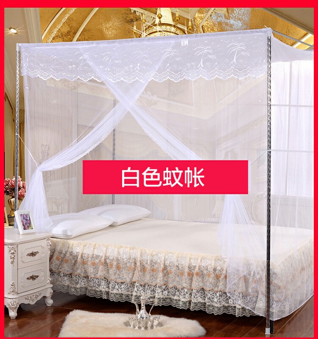 lưới cửa duy nhất 1,5 m 1,2 m giường hộ gia đình 1.8m giàn giáo tòa sàn sàn đôi đơn hồ sơ tài khoản được mã hóa - Lưới chống muỗi màn khung gấp gọn thông minh