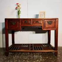 Nostalgic old objects old old old goods Chinese old table furniture nostalgic antique folk old objects saddle table