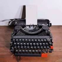 Do not use real machine English typewriter old object movement metal full decorative photography ornaments