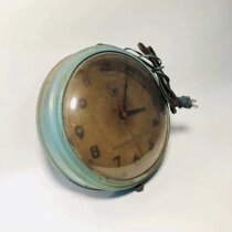Shanghai old clock electric clock (brick stone brand) old wall clock old clock round clock mechanical clock old clock of the Republic of China