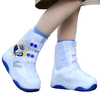 Preparation for children's waterproof anti-slip rain boot cover thickened and wear-resistant Preparation for children's waterproof anti-slip rain boot cover thickened and wear-resistant
