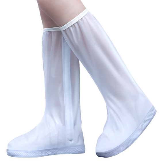 Prepare beauty rain boot cover waterproof non-slip thickened wear-resistant adult women's water shoe cover rainproof disposable rain boots