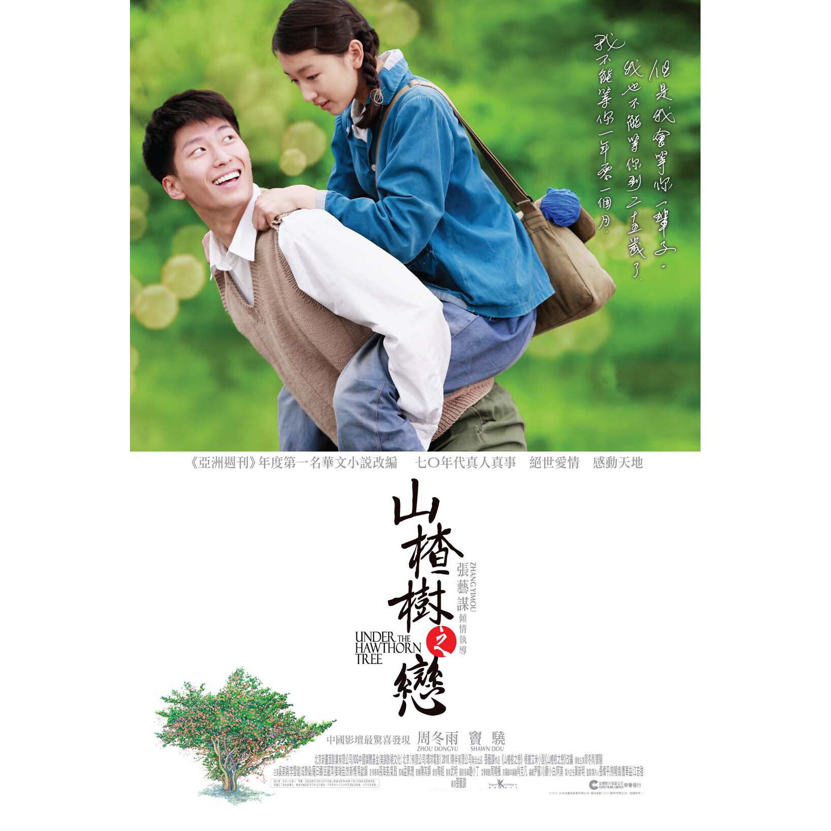 『サンザシの木の下で』DVDコレクターズ・エディション：チャン・イーモウ、チョウ・ドンユイ、ドウ・シャオ