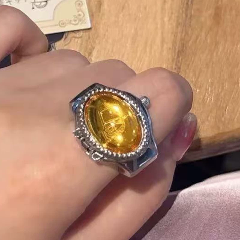 Watch, cartoon children's ring