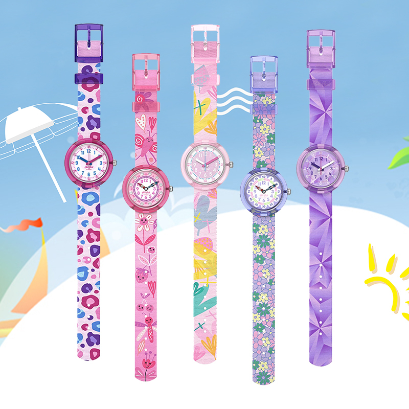 Swatch's Flikflak Student and Children's Gift Quartz Pointer Watch Zfpnp170