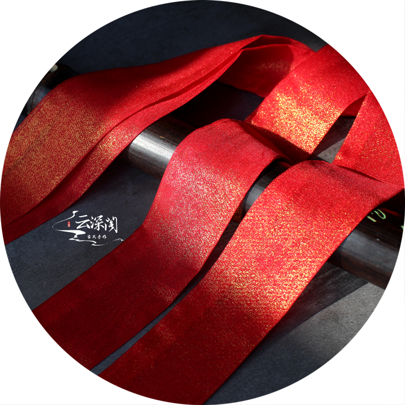 Cloud dark fog light multicolored bronzed daily beam hair with sprinkle gold Han clothes hair with butterfly knot retro style and hair decoration