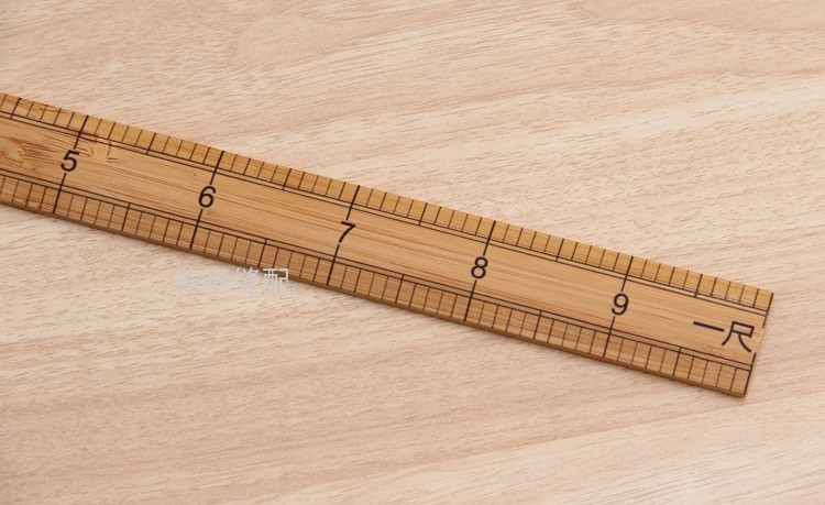Tre chân chân gỗ thước thợ may may công cụ hai chân ba chân lượng TP-inch cai trị của quần áo chân chắp vá vải chân đo băng - Công cụ & vật liệu may DIY nút áo kim loại