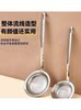 Food-Grade 304 Stainless Steel Skimmer Spoon for Home Kitchen Use, Oil Skimming Spoon, Oil Separator Mesh Spoon, Fine Mesh Frying Spoon