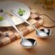 Deepening spoon Desktop split spoon Food grade 304 stainless steel Drink soup with soup spoon with big head and long handle Drink porridge spoon