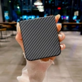 Samsung, совместимый GalaxyZFlip5, складной чехол для телефона, ультратонкий GalaxyZFlip4, матовый GalaxyZFlip3, защитный чехол, защитная сумка, складывающийся экран, защита при падении, бизнес-версия, мужской стиль