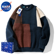 NASA official web joint -- small red bookend -- brand fold ten billion subsidies -- autumn and winter hit fashion splicing tide