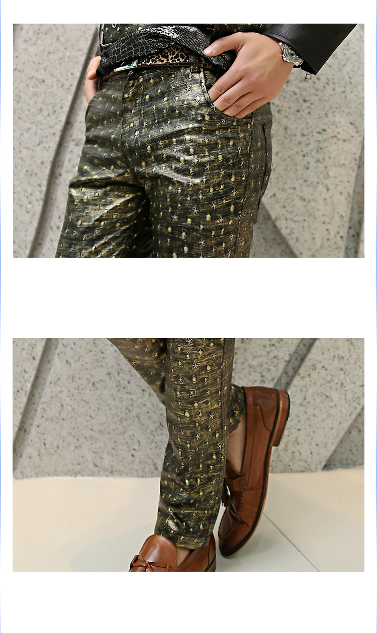 Pantalon cuir homme pour jeunesse pour automne - Ref 1494908 Image 15