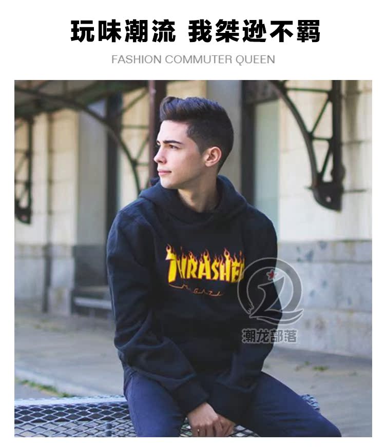 Sweatshirt homme THRASHER - Ref 3127687 Image 8