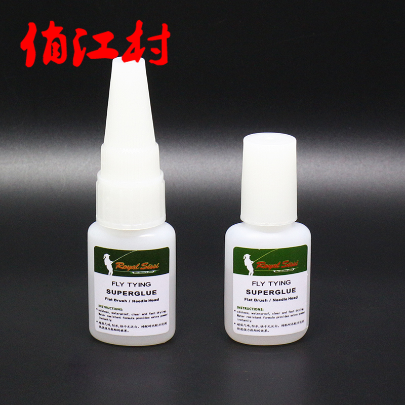 Fly Fishing Special Hair Hook Tied Glue Super Glae Quick Dry Glue Transparent no Smell Import Formula
