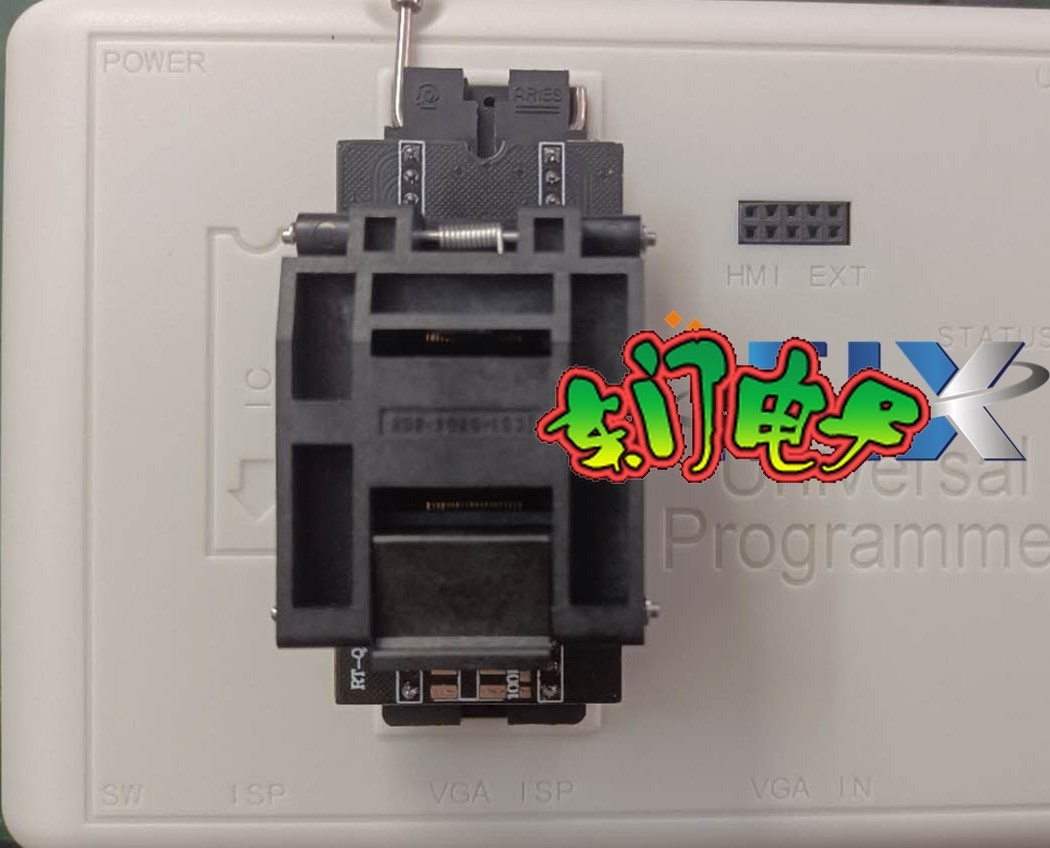 Common MCU TMS320F28035 QFP80 Connector Offline seat for FCU TMS 320F28035