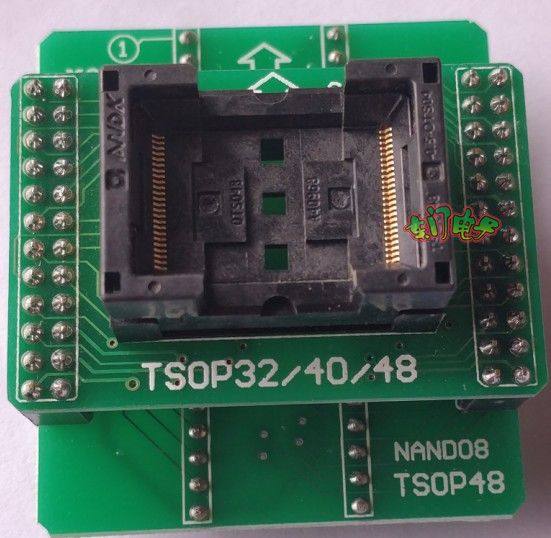 TSOP48 NAND08 programming socket XGECU TL866II PLUS programmer special pop-up conversion socket