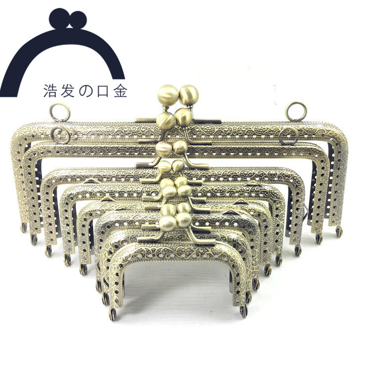8510512 8510512 5151820CM square embossed double earbuds gold (maid pit) dozens of clothes