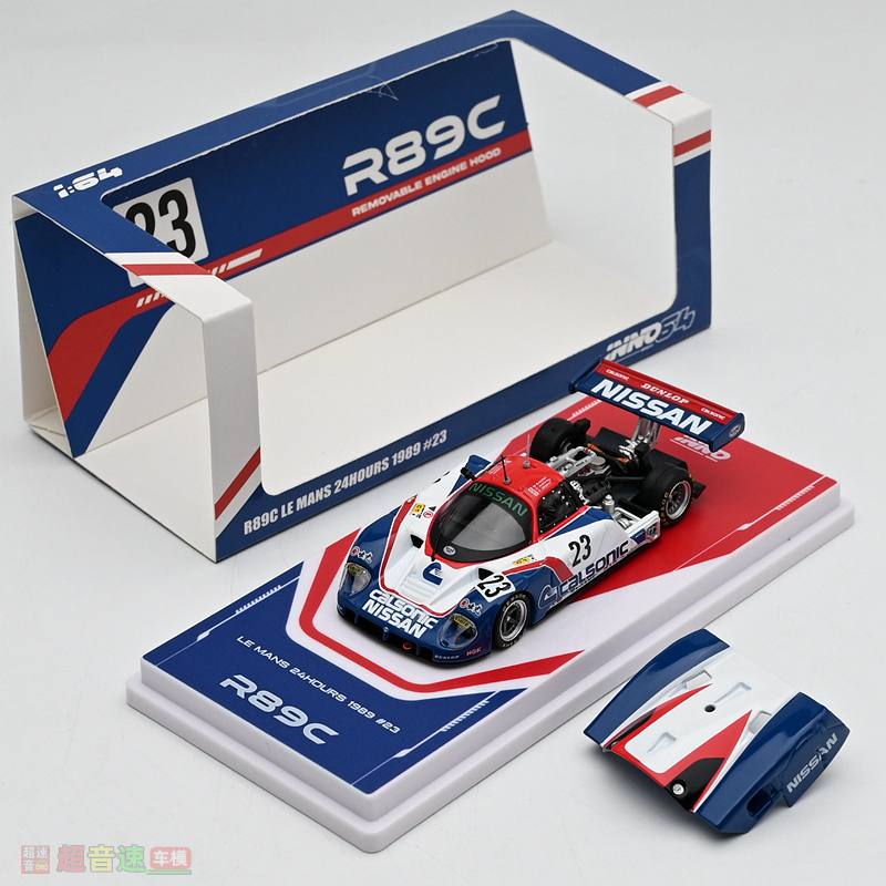 Inno 1:64 R89C Le Mans Test Car with Openable Rear Cover, Alloy Car Model, Finished Small Scale Model Inno 1:64 R89C Le Mans Test Car with Openable Rear Cover, Alloy Car Model, Finished Small Scale Model