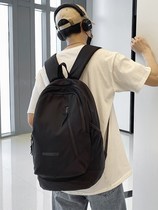 ~ Large Capacity Double Shoulder Bag Men Han Edition Brief About 100 Hitch Travel Backpack Female Casual Junior High School College Student Book