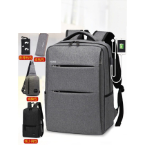 ~ Business Backpack Mens Double Shoulder Bag College Students High School Junior High School Student School Bag Brief Fashion Travel Computer Bag
