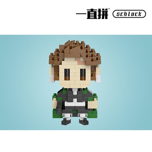 Demon Slayer Merchandise Anime Tanjiro Nezuko Agatsuma Zenitsu Hashibira Inosuke Butterfly Ninja Building Block Mini Figure Ornament