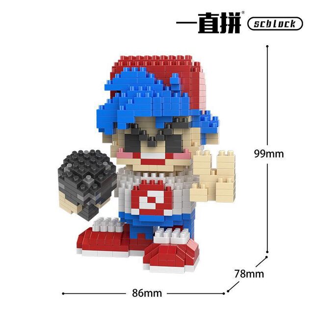 Friday Night Funkin' Friday Night Funkin' Game Peripheral Building Blocks Fnf Model Assembly Educational Toys