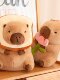Cute Cartoon Capybara Doll Capibala Doll Stuffed Toy Otter Doll Children's Birthday Gift Pendant