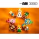 Animal Crossing Friendship Peripheral Building Block Model Xishi Hui Cat Queen Beaver Ornament Puzzle Assembling Doll Toy
