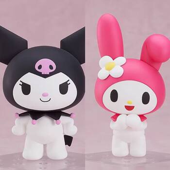 Cartoon Q-Version Figurines Sanrio Ornaments Kuromi My Melody Lotso Peripheral Figures Girls' Birthday Gifts