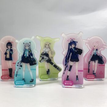 Azure Archive Acrylic Standee Sand Wolf White Character Stand Nishikaze Nana Hoshino Ayumu Desktop Ornament