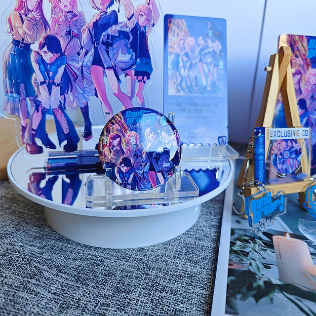 Bang Dream Mygo Animation Peripherals Guangxi Gaosong Lantern Rina Badge Bar Brand Ticket Stub