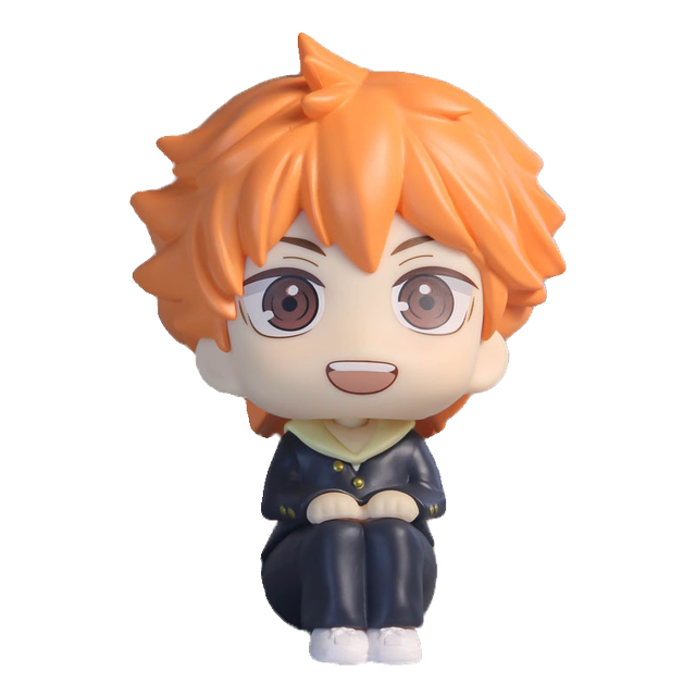 Two-Dimensional Volleyball Anime Peripheral Q-Version Figure Hinata Shoyo Kageyama Tobio Case Model Small Ornament