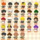 Anime Haikyuu!! Peripheral Building Blocks Hinata Shoyo Tsukishima Kageyama Itachi Hiyori Educational Toy Model Ornaments