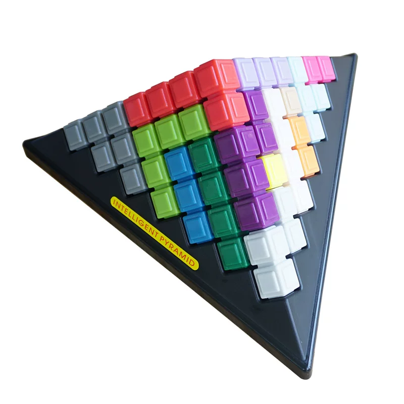 小乖蛋 Smart three dimensional pyramid, intellectual tetris, smart toy, board game