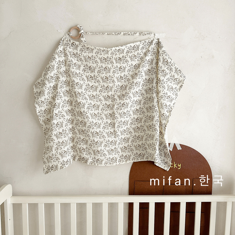 ins Korean-Style Nursing Cover for Mothers, Breastfeeding Cover-Up, Anti-Exposure, Thin Pure Cotton, Multi-Functional Baby Sleeping Blanket