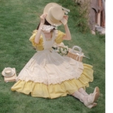 Оригинальное ретро винтажное платье, милая элегантная юбка, французский ретро стиль, стиль Лолита