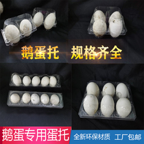 Manufacturers supply 2 4 6 12 pieces of goose eggs plastic packaging tray goose eggs gift box plastic egg packaging box